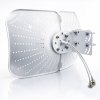 Qoltec Antena paraboliczna 4G 5G LTE | 2x19dBi | kierunkowa | zewnętrzna| 1710-2700 MHz | 3300-4200 MHz | N Female | wodoodporna